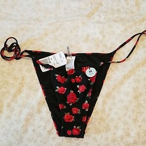 Forever 21 flower bikini bottoms